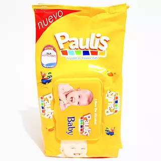 Pañitos Paulis Baby 100 Unds