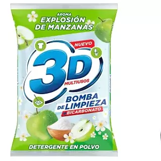 Detergente 3d Manzana 500g