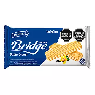 Colombina Galleta Wafer Bridge 45.5gr Vainilla