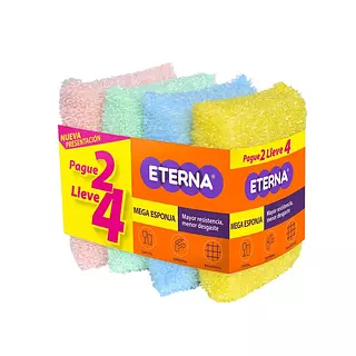 Esponja Eterna Mega Pague 2 Llleve 4
