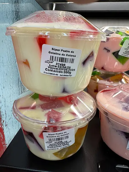 Súper Postre De Gelatina De Colores