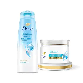 Shampoo Dove Hidratacion 400ml+ 300 Trat