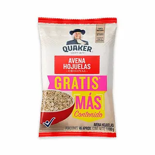 Avena Quaker Hojuelas Megabolsa 1100g