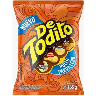Pasabocas De Todito Pollo Parrillero 165g