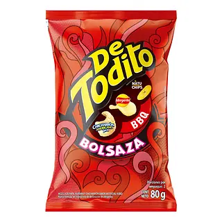 Pasabocas De Todito Bbq 80g