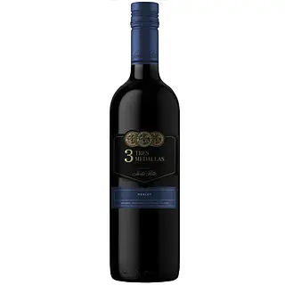 Vino Santa Rita Tres Medallas Merlot 750ml