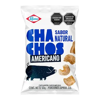 Chachos Americanos Ramo Natural 50g