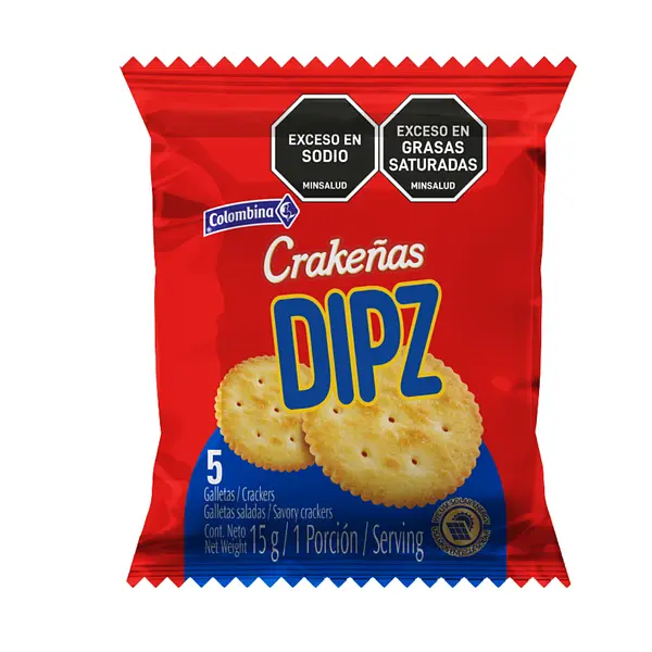 Galletas Crakeñas Dipz 12*15g