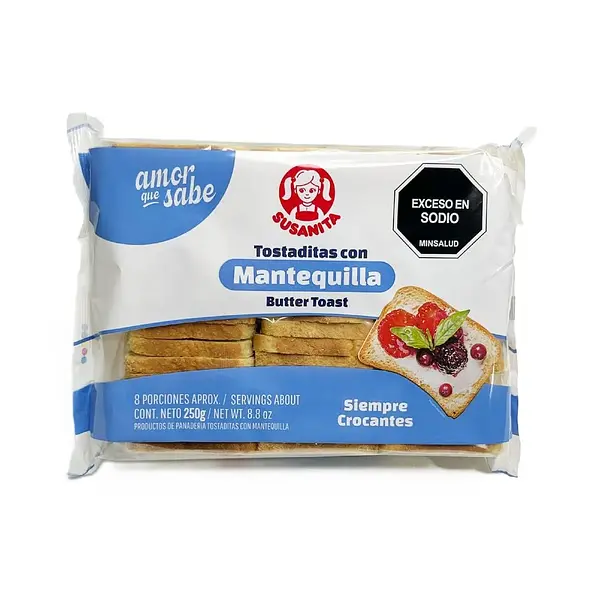 Tostadita Susanita Mantequilla 250g