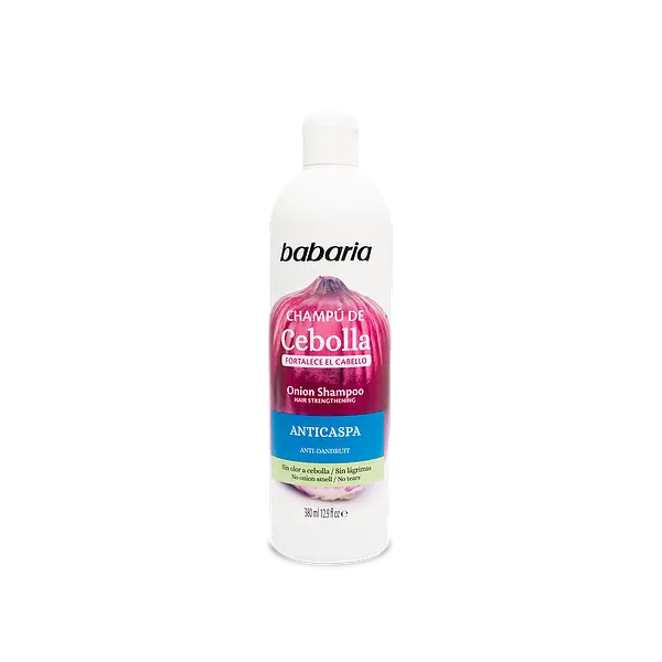 Shampoo Babaria Con Cebolla Anticaspa 380ml