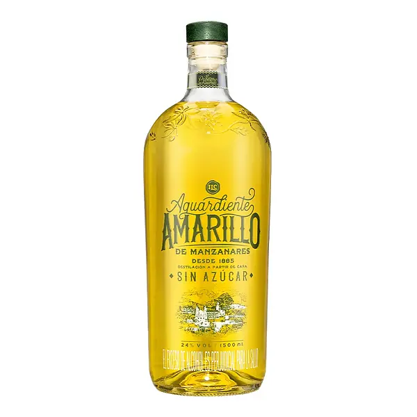 Aguardiente Amarillo Manzanares 1.5l