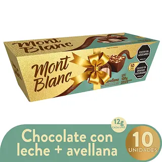 Bombones Mont Blanc Avellana 10-Und 120g