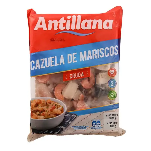 Cazuela De Mariscos Cruda Antillana 1k