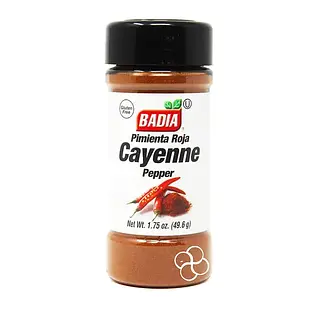 Pimienta Roja Cayenne Badia Pet 49.6g