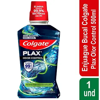 Enjuague Bucal Plax Colgate Odor Control 500ml