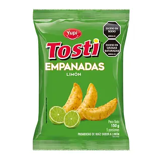 Tosti Empanadas Yupi Limon 150g