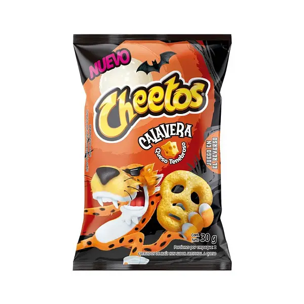 Pasabocas Cheetos Calavera Queso 30g