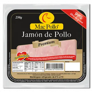 Jamon Premium 250gr Mac Pollo
