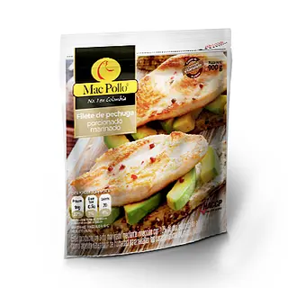 Filete De Pechuga Porcionado 900gr Mac Pollo