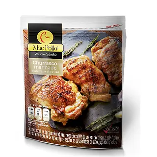 Churrasco Con Piel 900gr Mac Pollo