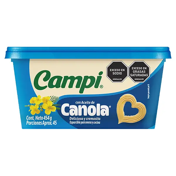 Margarina Campi Con Aceite De Canola 454g
