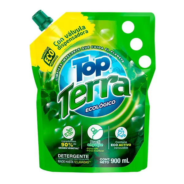 Detergente Top Terra Ecologico Doypack 900ml
