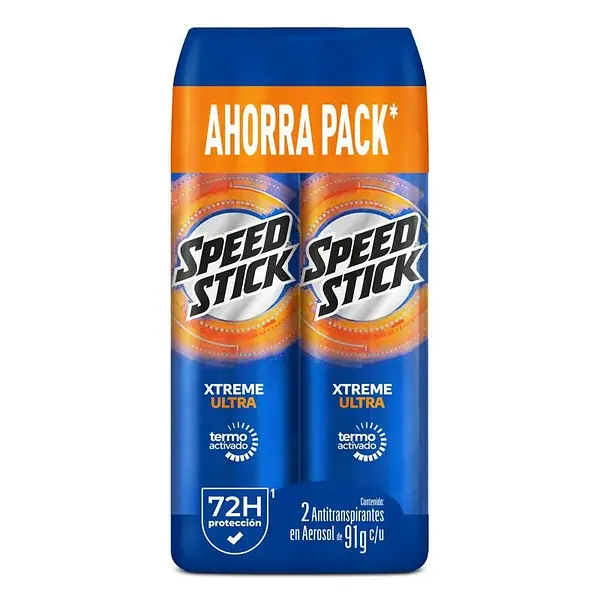 Desodorante Aerosol Speed Stick Xtrema Ultra Duo 91g