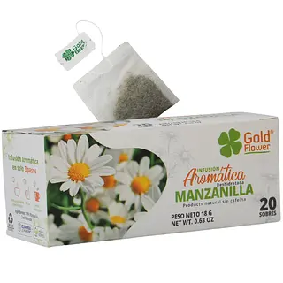 Aromatica Gold Flower Manzanilla 20 Und