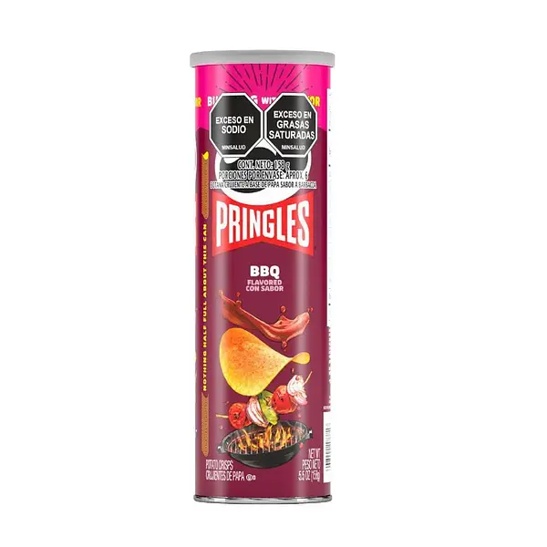 Papa Pringles Bbq 158g