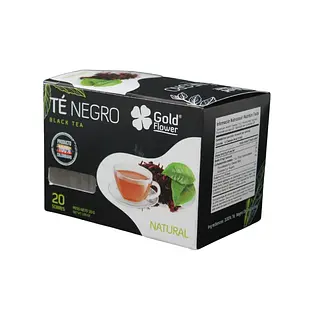 Te Negro Gold Flower Natural 20 Und