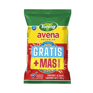 Toning Hojuelas Pague 1.000gr Lleve 1.100gr