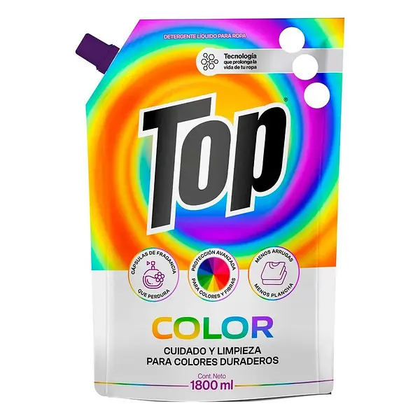 Detergente Top Color Doypack 1.8l
