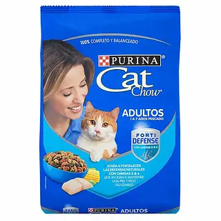 Alimento Para Gatos Cat Chow Adultos Pescado 1.5k