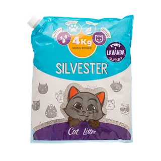 Arena Para Gatos Silvester Lavanda 4k