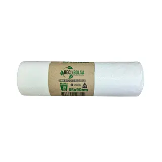 Bolsa Aseo Recibolsa Blanca 65*90cm 10und
