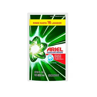 Detergente Ariel Doble Poder 650ml