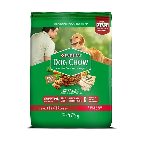 Purina Dog Chow Adulto Razas Medianas Y Grandes 475g