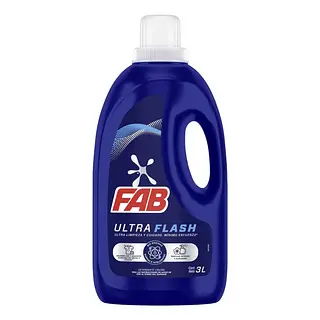 Detergente Fab Ultra Flash Botella 3l